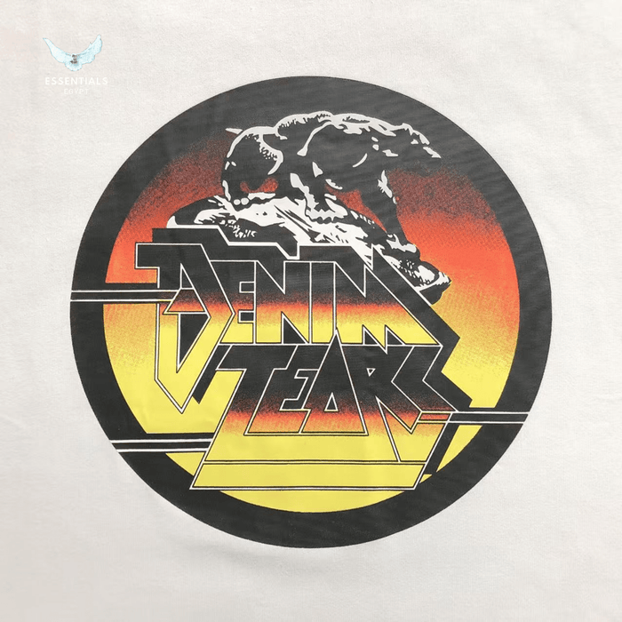 Denim Tears T-Shirt – Sunset Graphic Print - ESSENTIALS EGYPT
