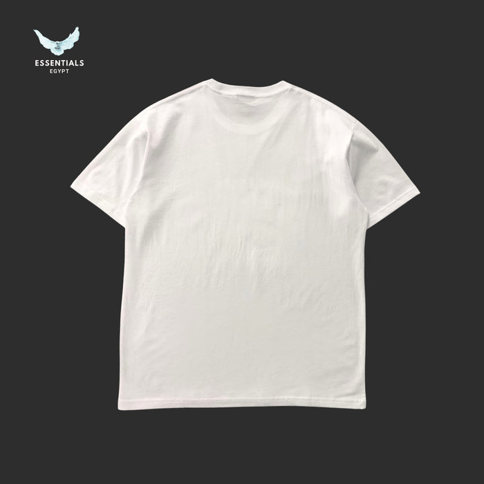 Denim Tears x Stussy T-Shirt – Graffiti Print White - ESSENTIALS EGYPT
