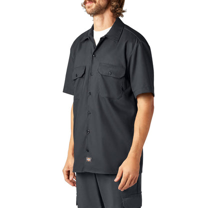 Dickies Men's FLEX Relaxed Fit Short Sleeve Work Shirt Work Shirts Dickies