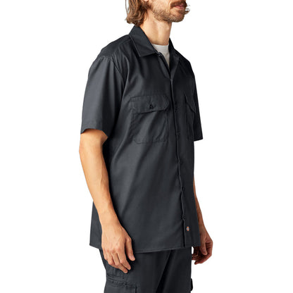 Dickies Men's FLEX Relaxed Fit Short Sleeve Work Shirt Work Shirts Dickies