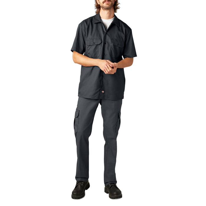 Dickies Men's FLEX Relaxed Fit Short Sleeve Work Shirt Work Shirts Dickies