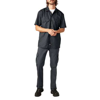 Dickies Men's FLEX Relaxed Fit Short Sleeve Work Shirt Work Shirts Dickies