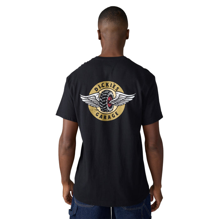 Dickies Men's Garage Short Sleeve Graphic T-Shirt T-Shirts Dickies Black 2XL Reg
