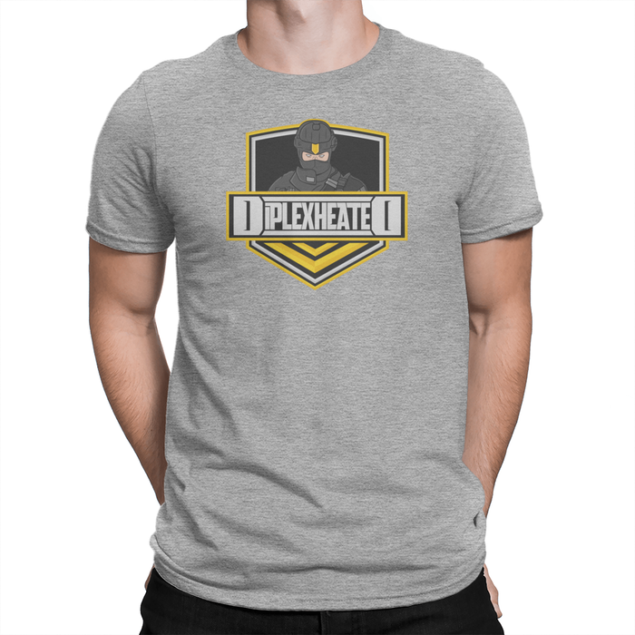 DiplexHeated Logo - Unisex Shirt Light Heather Grey