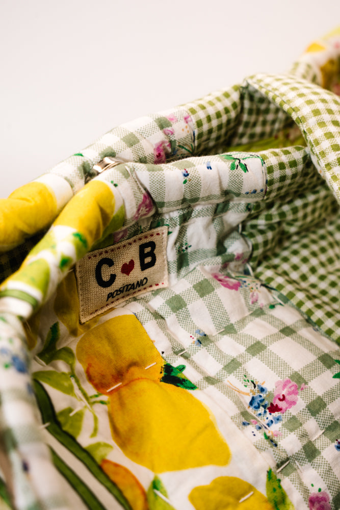 Dot Bag Large Lemon Patchwork