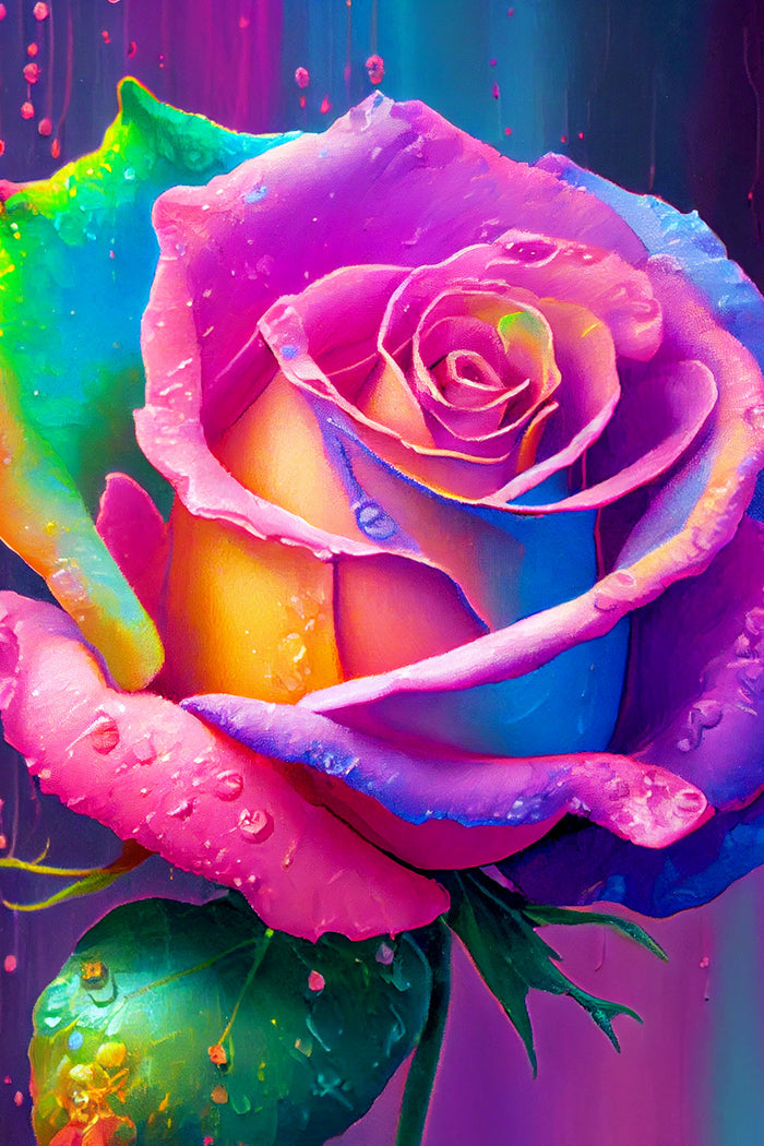Dripping Pink Rose