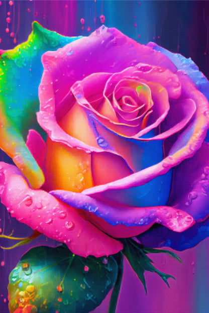Dripping Pink Rose