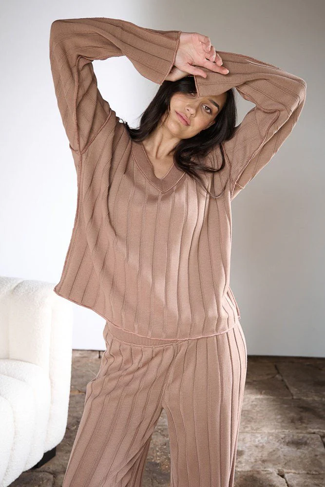 Eadie Lifestyle Isla Sweater Clay