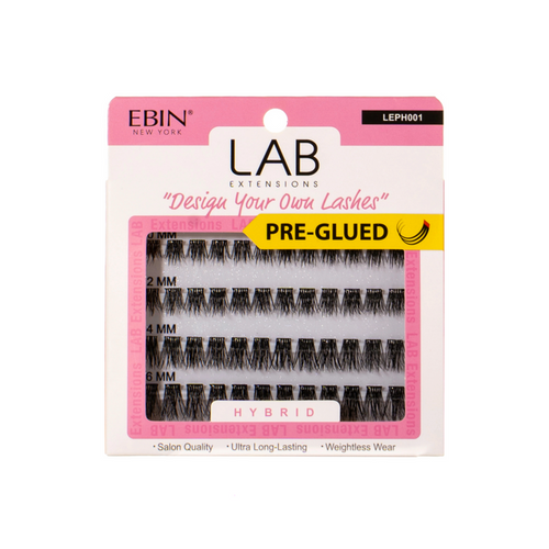 EBIN Lab Extensions Pre-Glued Cluster Lashes [Hybrid] #LEPH001