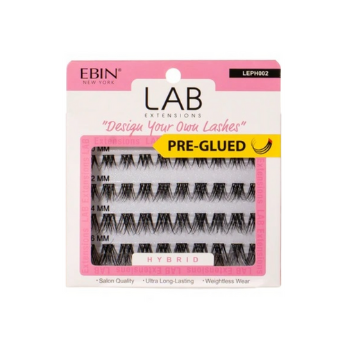 EBIN Lab Extensions Pre-Glued Cluster Lashes [Hybrid] #LEPH002