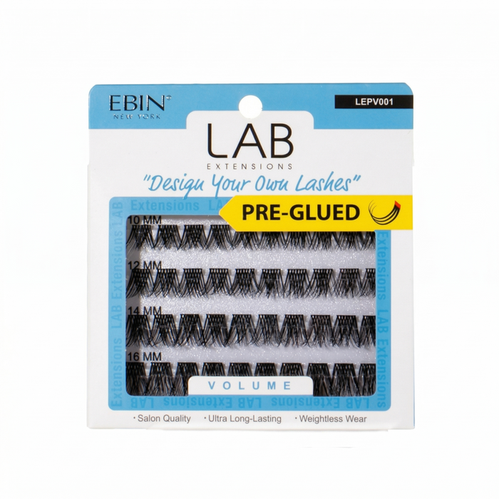 EBIN Lab Extensions Pre-Glued Cluster Lashes [Volume] #LEPV001