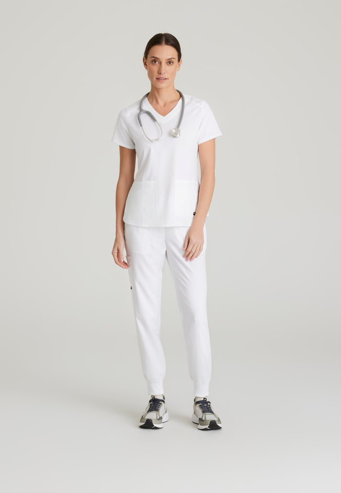 Eden Jogger - White - Grey's Anatomy Scrubs