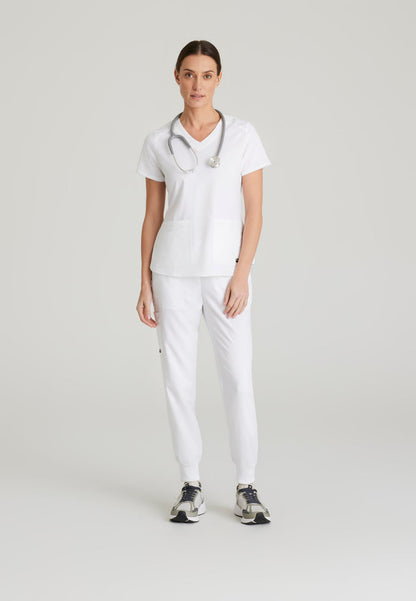 Eden Jogger - White - Grey's Anatomy Scrubs
