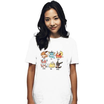 Secret_Shirts T-Shirts, Unisex / Small / White Eevee Emotes