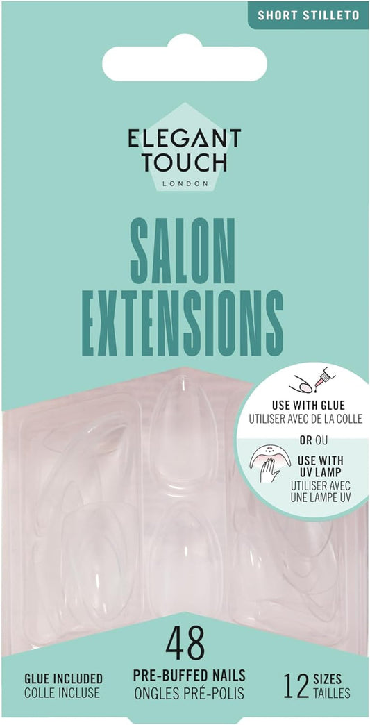 Elegant Touch Salon Extensions Nails Short Stiletto
