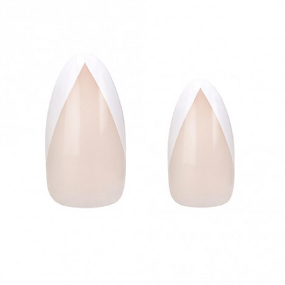 Elegant Touch Statement Stiletto French Pink Nails