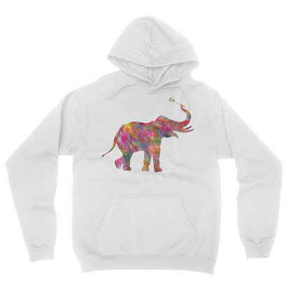 Elephant - Unisex Pullover Hoodie White