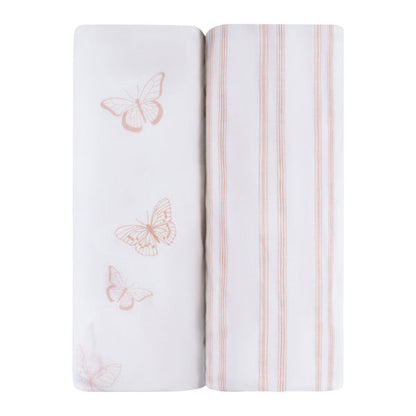 Ely's & Co. Cotton Bassinet Sheet - 2 Pack