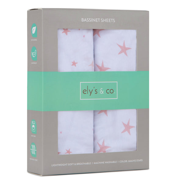 Mauve Pink Stars