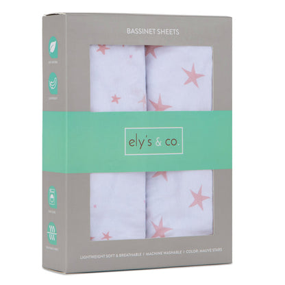 Mauve Pink Stars