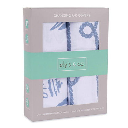Blue Nautical Print