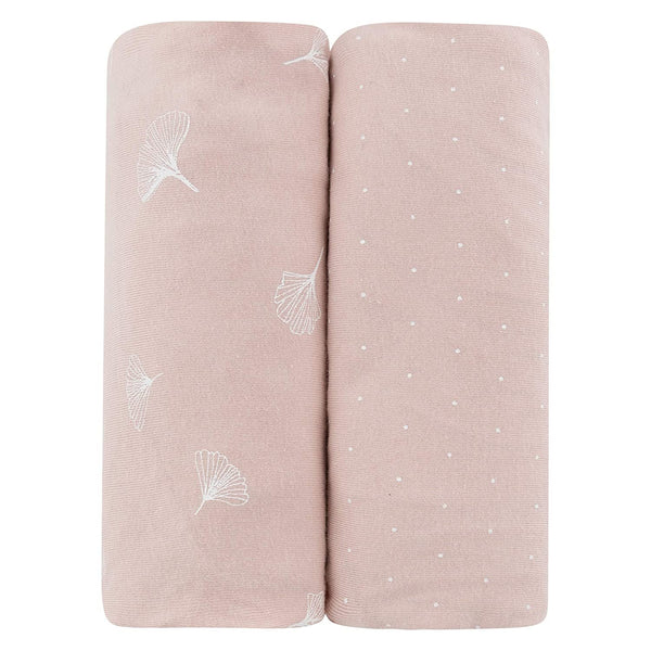 Ely's & Co. Cotton Cradle Sheet/ Changing Pad Cover - 2 Pack