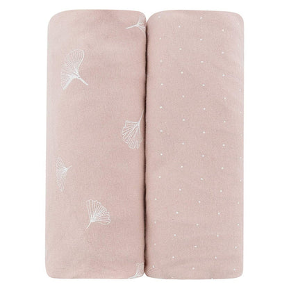 Ely's & Co. Cotton Cradle Sheet/ Changing Pad Cover - 2 Pack