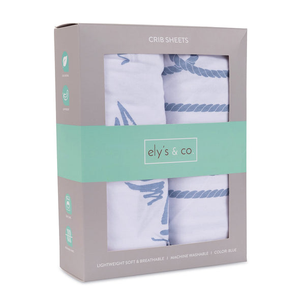 Blue Nautical Print