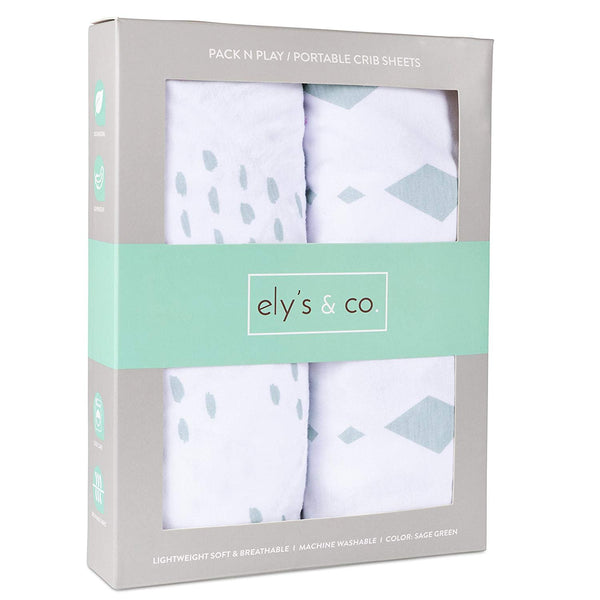 Sage Diamond Print