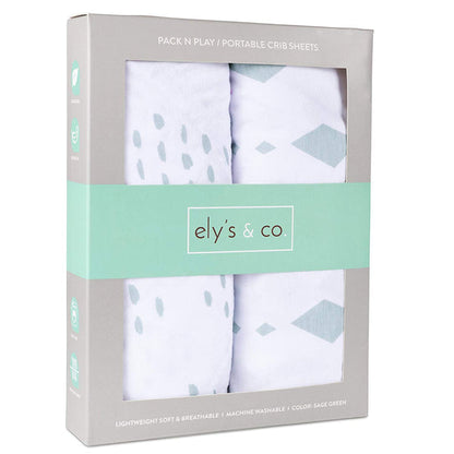 Sage Diamond Print
