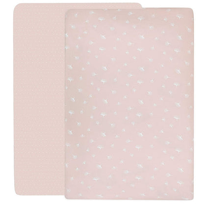 Ely's & Co. Cotton Pack N Play/ Porta Crib Sheet - 2 Pack
