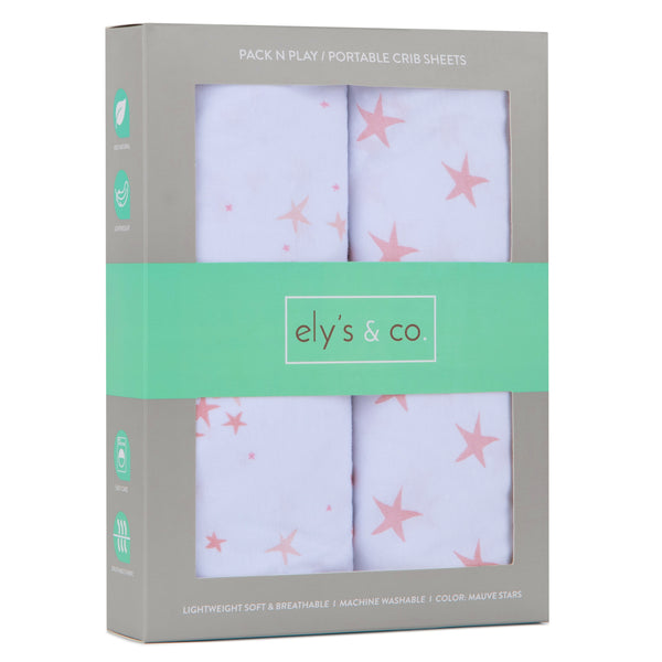Mauve Pink Stars