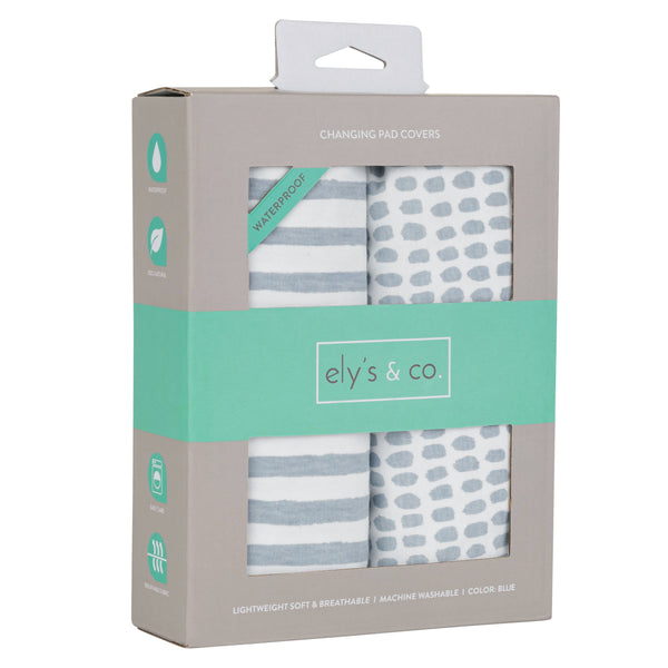 Ely's & Co. Waterproof Cradle Sheet/ Changing Pad Cover - 2 Pack