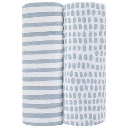 Ely's & Co. Waterproof Pack N Play/ Porta Crib Sheet - 2 Pack