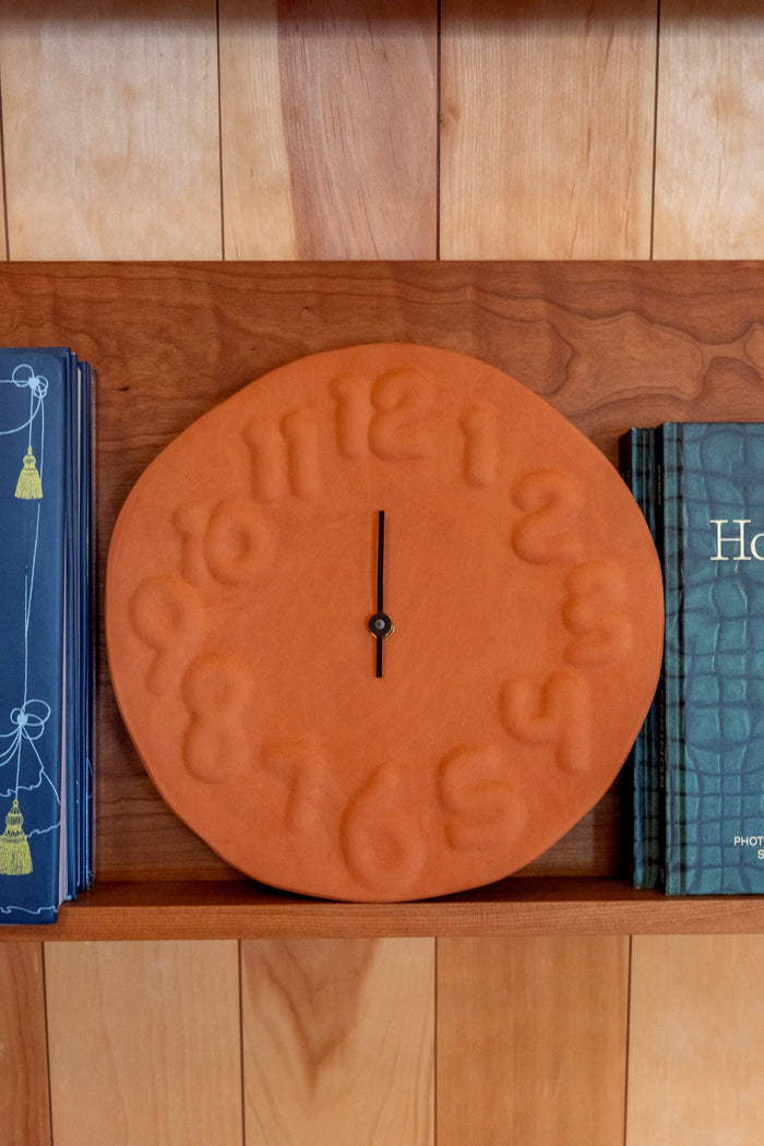 Embossed Numbered Clock