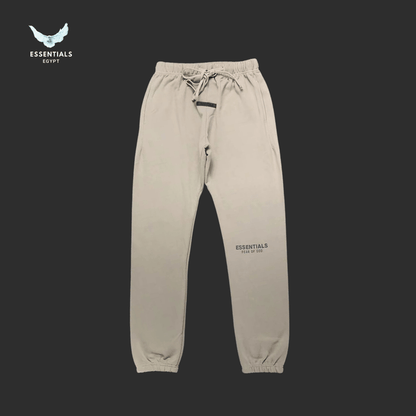 Essentials Fear of God Core Sweatpants – Relaxed Fit in Taupe Grey