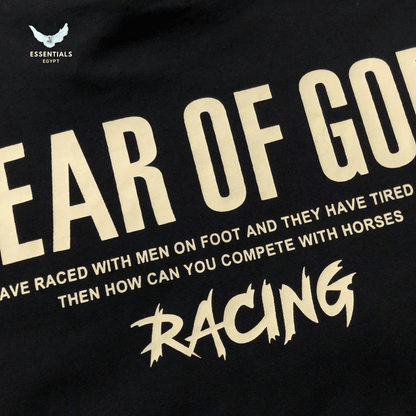 Essentials Fear of God T-Shirt – Racing Print - ESSENTIALS EGYPT