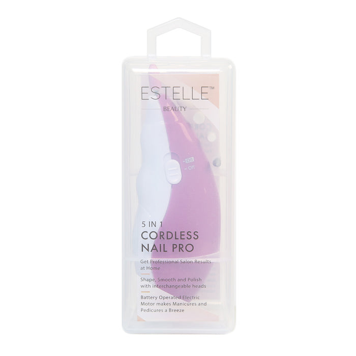 Estelle Beauty 5-In-1 Cordless Electronic Nail File