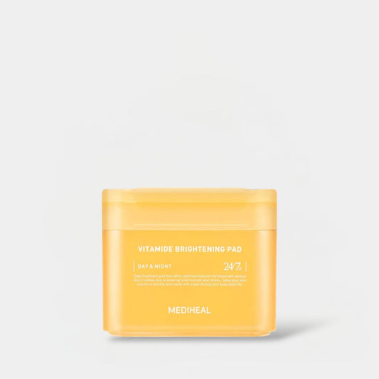 Mediheal Vitamin Brightening Pad (100 pads) وسادة تفتيح فيتامين ميديهيل - Princess Cosmetics Qatar