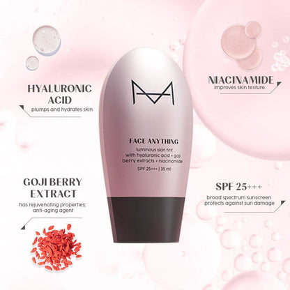 Face Anything Luminous Skin Tint For Glass Skin: Fair Skin Tone (F - 02) - House Of Makeup