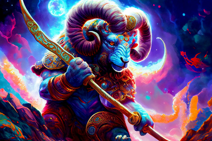 Fierce Aries Warrior