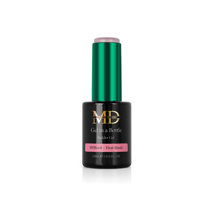 Bottle of MD Gel in a Bottle on a white background
