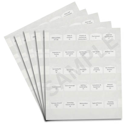 NO Books / NO Course / ADD Pre Printed Tabs