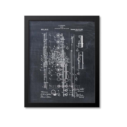 Flute Patent Print