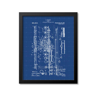 Flute Patent Print