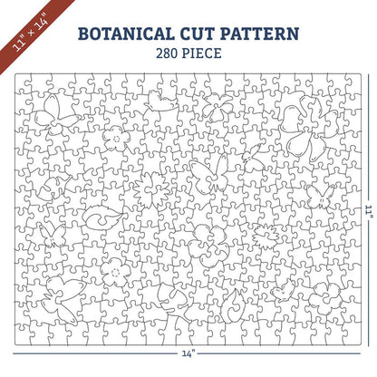 Classic Wooden Puzzles / 280pc - 11"x14" / Botanical