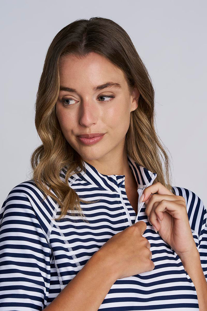 Color_White/Navy Stripe