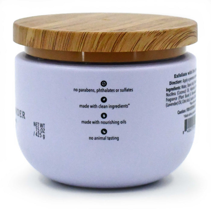 French Lavender Body Scrub | 15 oz | Pacha Soap Company