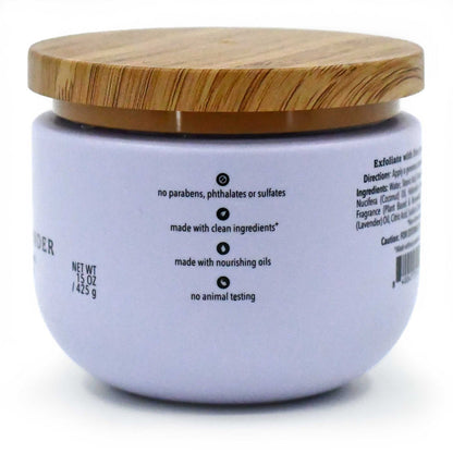 French Lavender Body Scrub | 15 oz | Pacha Soap Company