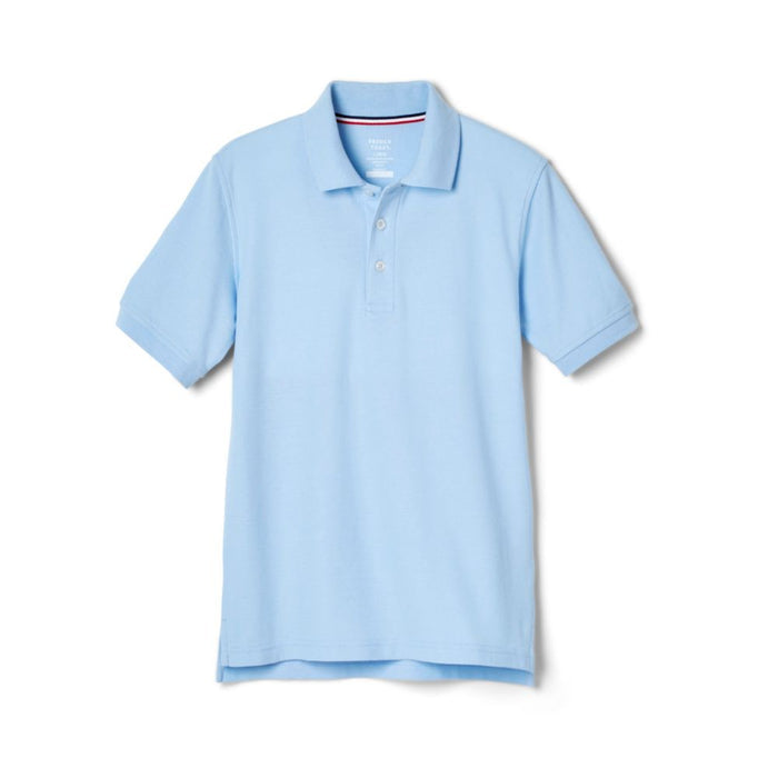 French Toast Boys Husky Short Sleeve Pique Polo